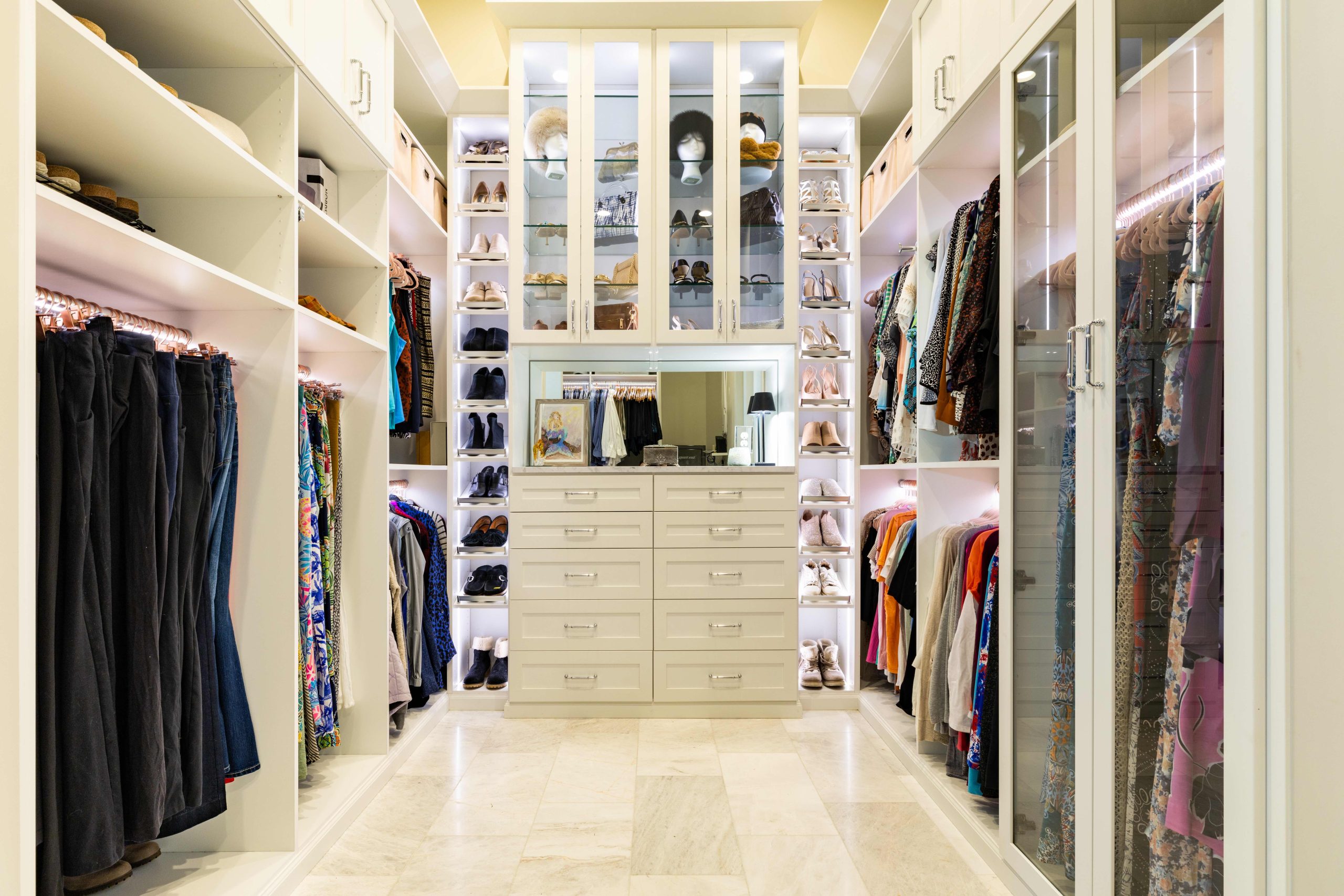 Types of closet design in Newport Beach Types of closet design as seen in Newport Beach