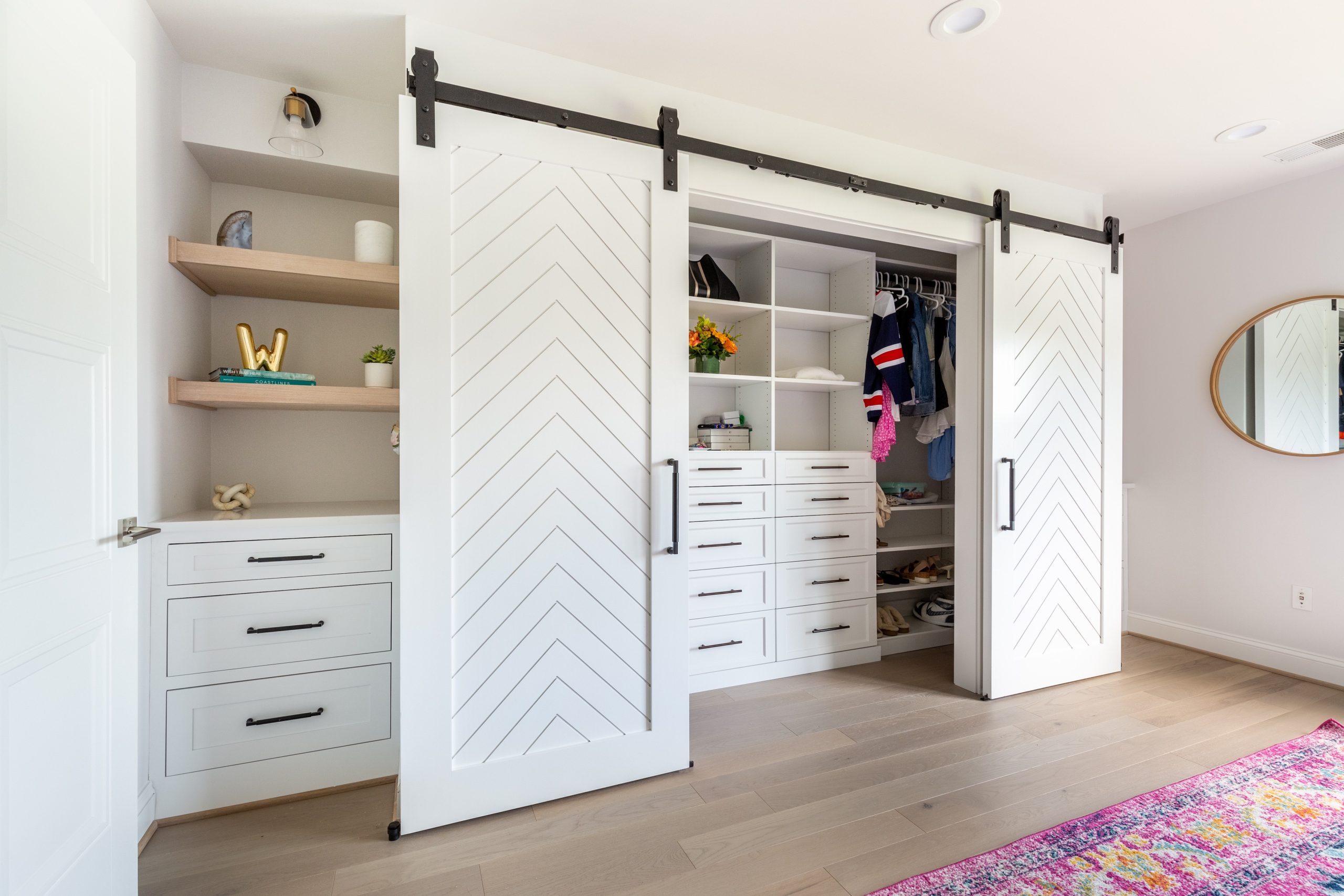 Reach-in Closets Small walk-in closet design